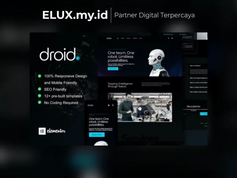 Droid Robotics Technology Services Elementor Detail Produk Droid Robotics Technology Services Elementor Template Kit
