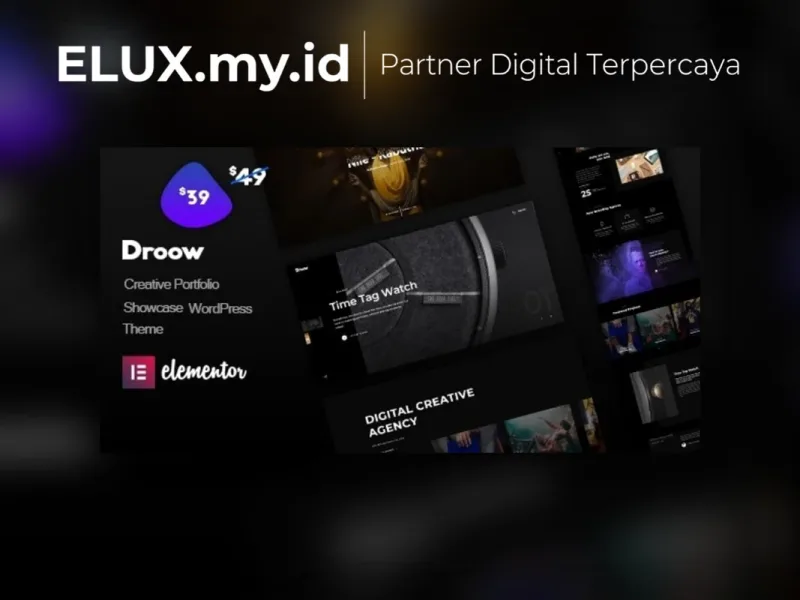 Droow Ajax Portfolio Wordpress Theme Lisensi Resmi Droow Ajax Portfolio Wordpress Theme