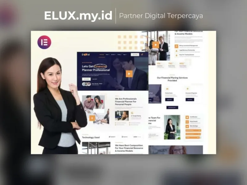 Duid Personal Financial Consultant Service Tampilan Duid Personal Financial Consultant Service Elementor Template Kit