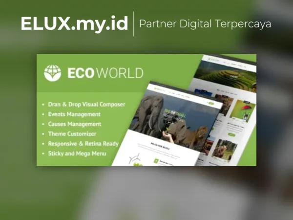 Jual Eco World Nature And Environmental Wordpress Theme