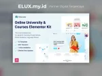 Educator Online University Courses Elementor Template Kit Educator Online University Courses Elementor