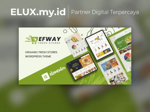 Lisensi Resmi Efway Food Store Woocommerce Wordpress Theme