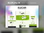 Elecar Electric Vehicle Elementor Template Kit