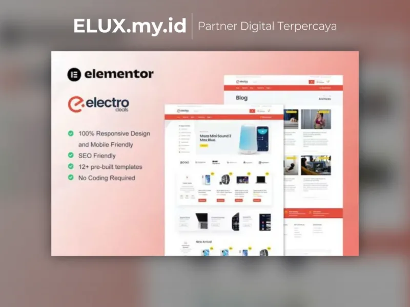 Electrodeals Woocommerce Electronic Store Detail Produk Electrodeals Woocommerce Electronic Store Elementor Template Kit