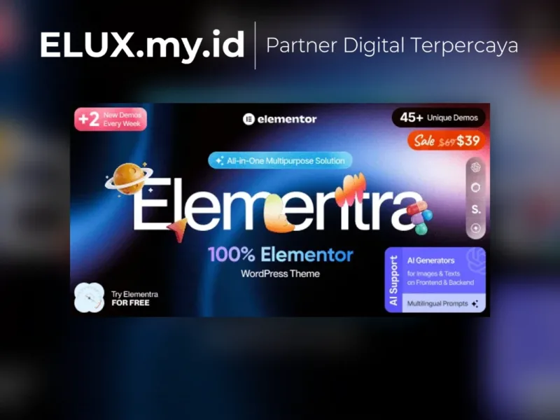 Elementra 100 Elementor Wordpress Theme Lisensi Resmi Elementra 100 Elementor Wordpress Theme