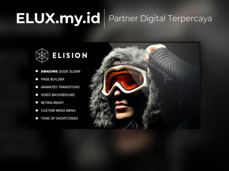 Tampilan Elision Retina Multi Purpose Wordpress Theme