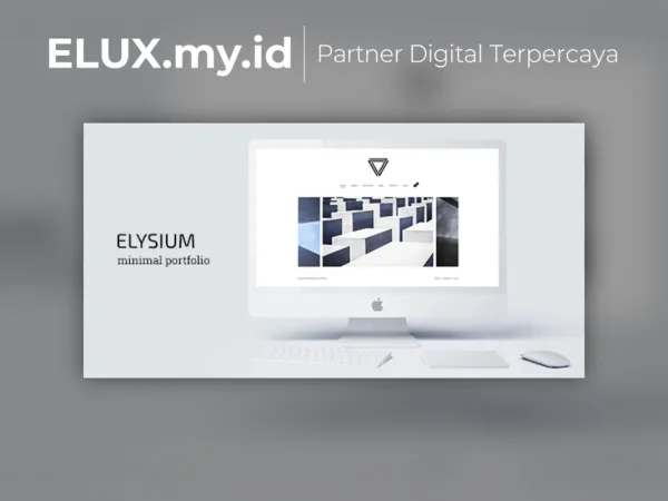 Tampilan Elysium Minimal Wordpress Portfolio Wordpress Theme