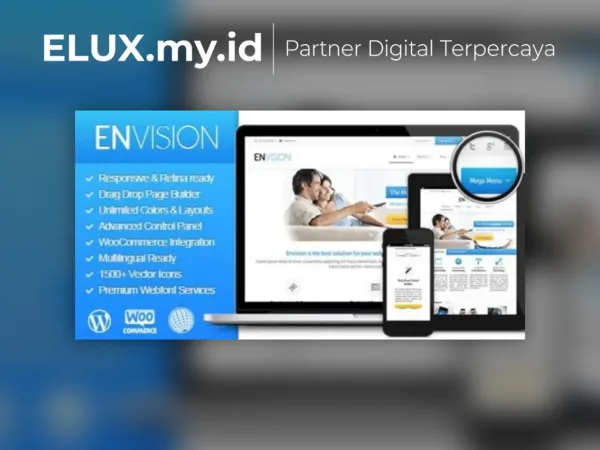 Detail Produk Envision Responsive Retina Multi Purpose Wordpress Theme