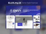 Envy News Magazine Elementor Lifetime Template Kit Envy News Magazine Elementor Template Kit