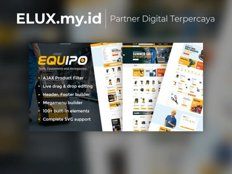 Equipo Parts And Tools Wordpress Woocommerce Theme Jual Equipo Parts And Tools Wordpress Woocommerce Theme