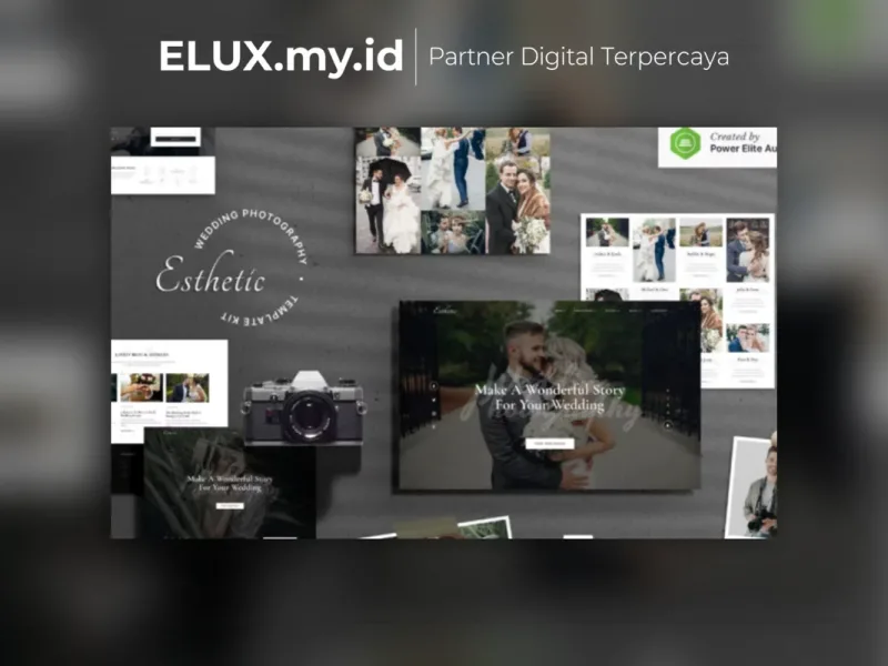 Esthetic Wedding Photography Elementor Template Jual Esthetic Wedding Photography Elementor Template Kit Lifetime Unlimited