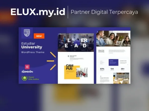 Lisensi Resmi Estudiar College University Wordpress Theme