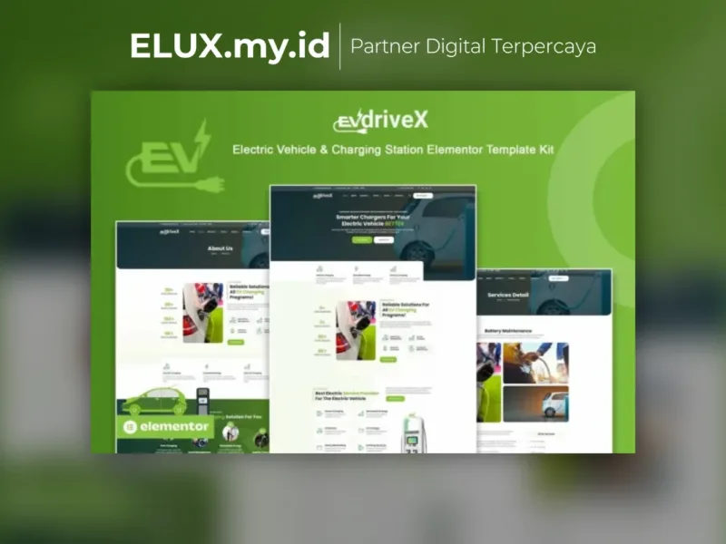 Evdrivex Electric Vehicle Charging Station Jual Evdrivex Electric Vehicle Charging Station Elementor Template Kit Lifetime