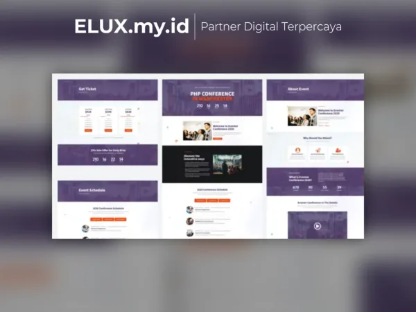 Lisensi Resmi Eventer Meetup Conference Elementor Template Kit Lifetime