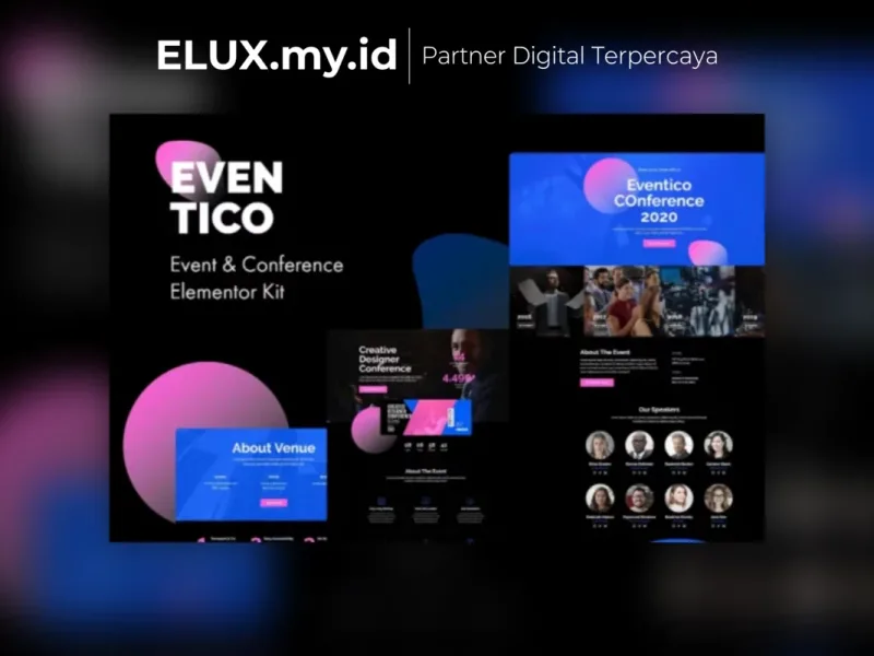 Eventico Event Conference Elementor Template Kit Tampilan Eventico Event Conference Elementor Template Kit Lifetime Unlimited
