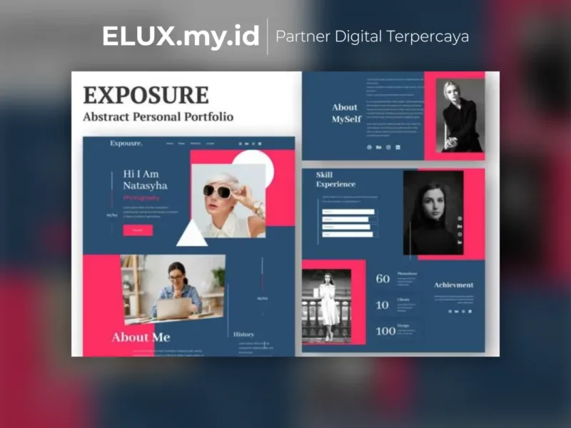 Exposure Personal Portfolio Elementor Template Jual Exposure Personal Portfolio Elementor Template Kit Lifetime Unlimited