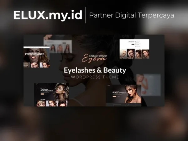 Lisensi Resmi Eyora Eyelash Extension Lash Lift Wordpress Theme
