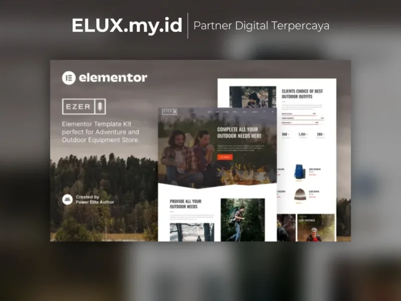 Ezer Outdoor Adventure Equipment Store Elementor Jual Ezer Outdoor Adventure Equipment Store Elementor Template Kit Lifetime