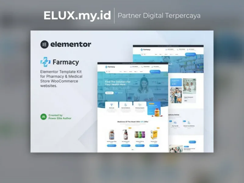 Farmacy Pharmacy Medical Store Elementor Template Tampilan Farmacy Pharmacy Medical Store Elementor Template Kit Lifetime