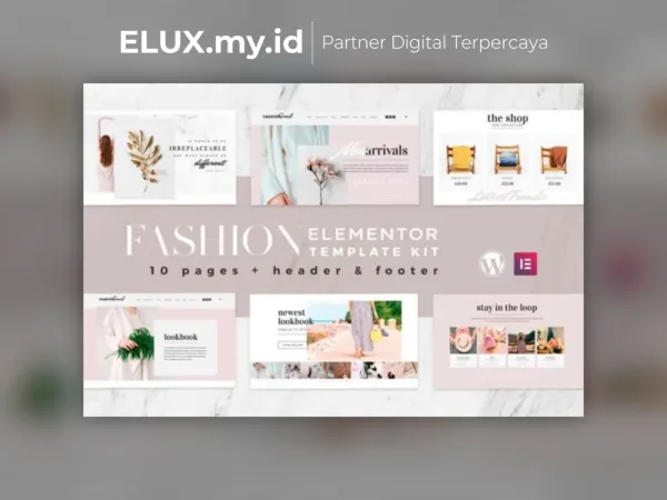 Tampilan Fashion Feel Woocommerce Elementor Template Kit Lifetime Unlimited