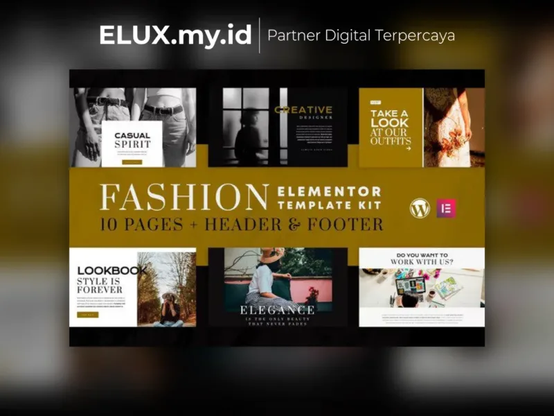 Tampilan Fashion Spirit Woocommerce Elementor Template Kit Lifetime Unlimited