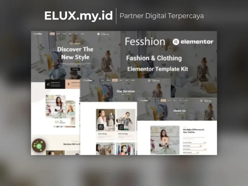 Fesshion Fashion Clothing Elementor Template Kit Tampilan Fesshion Fashion Clothing Elementor Template Kit Lifetime Unlimited