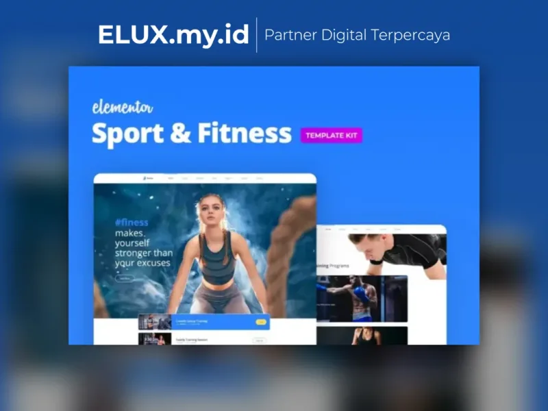 Finess Fitness Elementor Template Kit Lifetime Tampilan Finess Fitness Elementor Template Kit Lifetime Unlimited Domain
