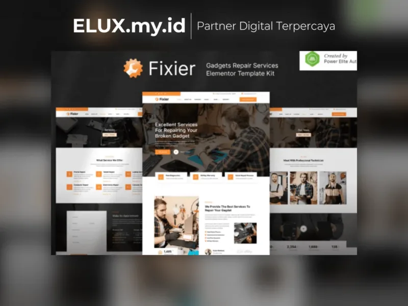 Fixier Gadgets Electronics Repair Services Jual Fixier Gadgets Electronics Repair Services Elementor Template Kit Lifetime