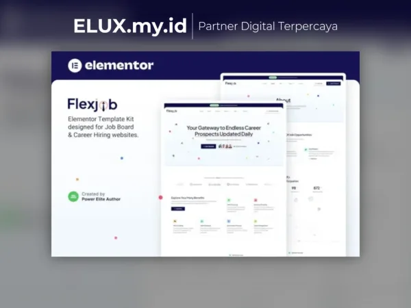 Jual Flexjob Job Board Vacancies Elementor Template Kit Lifetime Unlimited