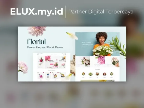 Lisensi Resmi Florial Flower Store Woocommerce Wordpress Theme