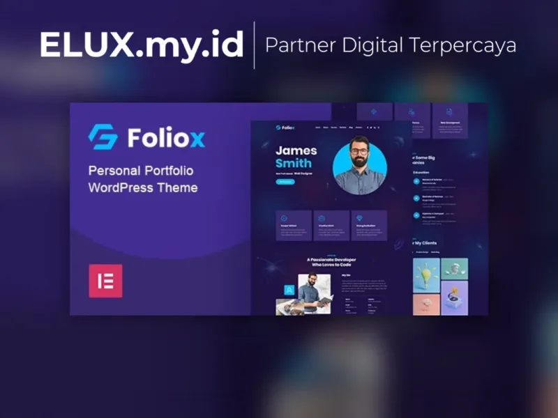 Foliox Personal Portfolio Wordpress Theme Foto Asli Foliox Personal Portfolio Wordpress Theme