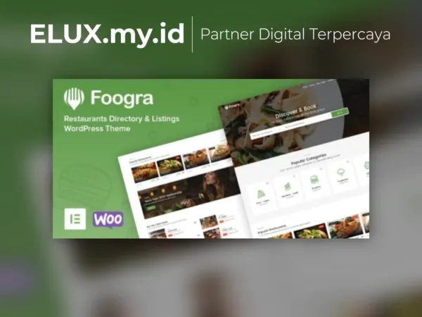 Jual Foogra Restaurants Directory Listings Wordpress Theme