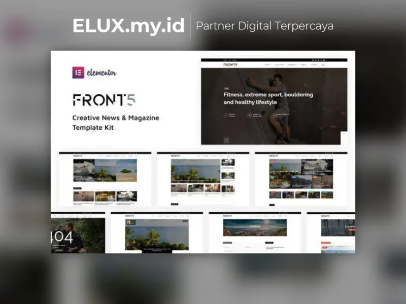 Frontfive Creative News Magazine Template Kit Lisensi Resmi Frontfive Creative News Magazine Template Kit Lifetime Unlimited