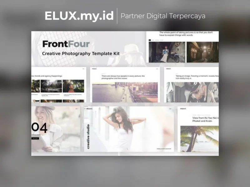Frontfour Creative Photography Template Kit Foto Asli Frontfour Creative Photography Template Kit Lifetime Unlimited Domain