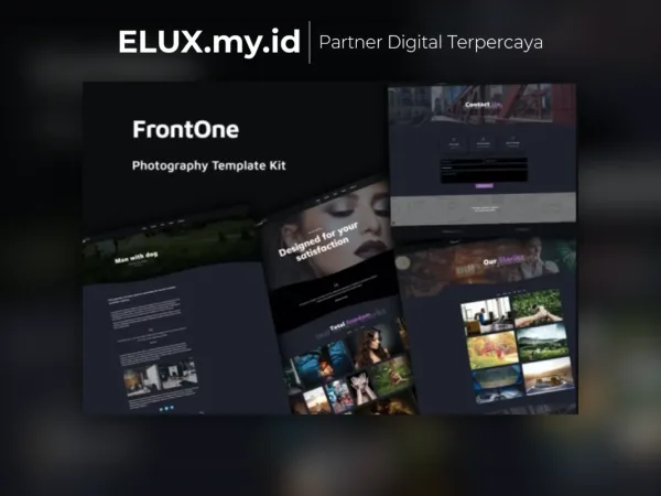 Foto Asli Frontone Creative Photography Template Kit Lifetime Unlimited Domain