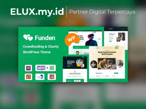Jual Funden Crowdfunding Charity Wordpress Theme