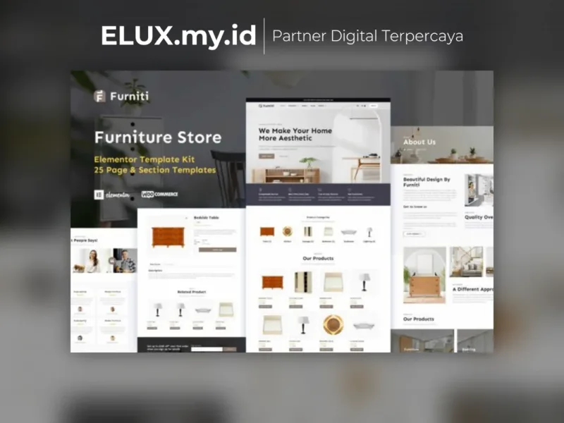 Furniti Furniture Home Decor Store Elementor Pro Jual Furniti Furniture Home Decor Store Elementor Pro Template Kit Lifetime