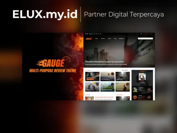 Jual Gauge Multi Purpose Review Wordpress Theme
