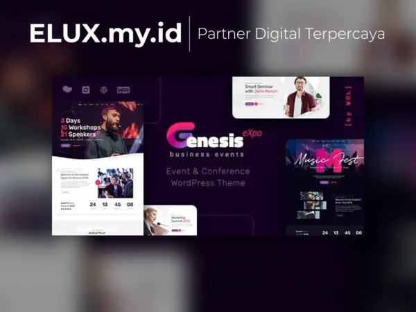 Lisensi Resmi Genesisexpo Business Events Conference Wordpress Theme