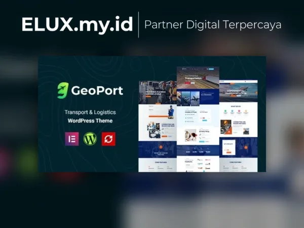Tampilan Geoport Transport Logistics Wordpress Theme