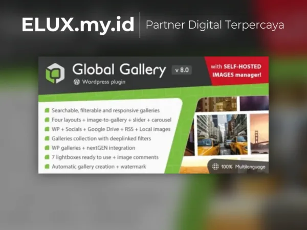 Lisensi Resmi Global Gallery Wordpress Responsive Gallery Wordpress Plugin