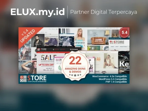 Lisensi Resmi Goodstore Woocommerce Wordpress Theme
