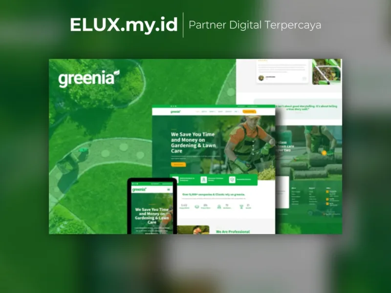 Greenia Landscape Gardening Elementor Template Lisensi Resmi Greenia Landscape Gardening Elementor Template Kit Lifetime