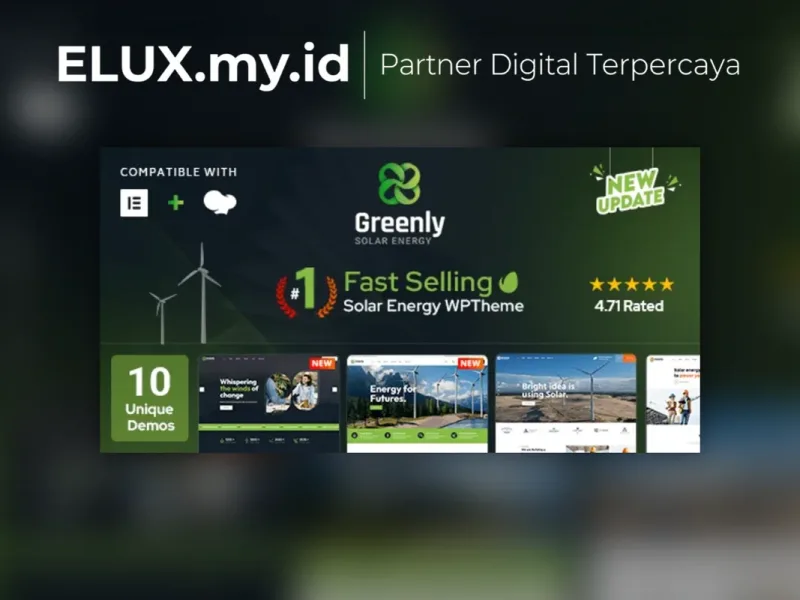 Greenly Ecology Solar Energy Wordpress Theme Foto Asli Greenly Ecology Solar Energy Wordpress Theme