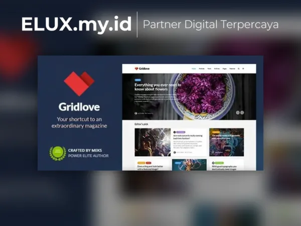 Foto Asli Gridlove News Portal Magazine Wordpress Theme