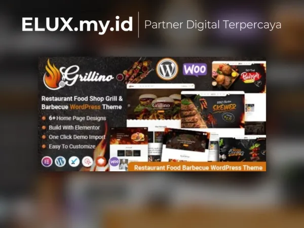 Detail Produk Grillino Grill Restaurant Shop Wordpress Theme