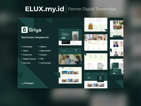 Detail Produk Griya Apartment Single Property Real Estate Elementor Template