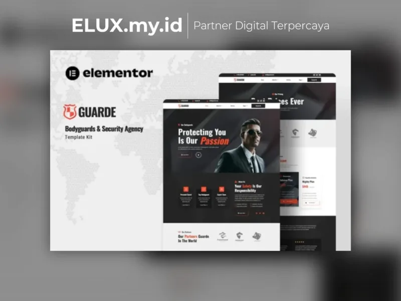 Guarde Bodyguards Security Agency Elementor Detail Produk Guarde Bodyguards Security Agency Elementor Template Kit Lifetime
