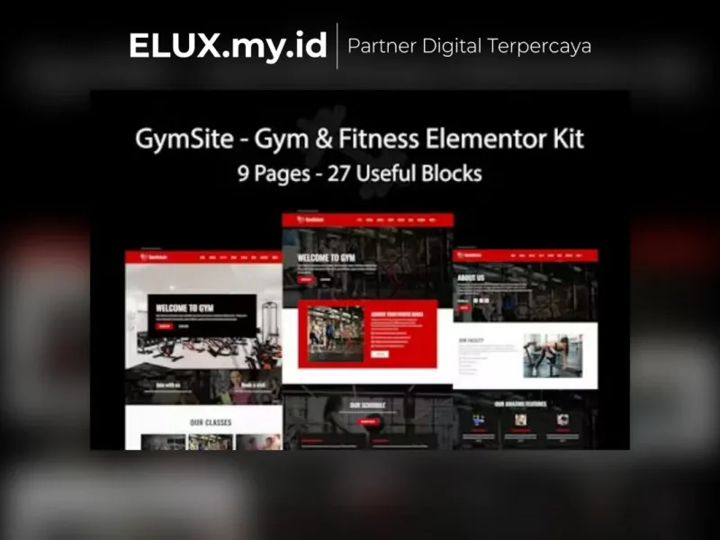Gymsite Gym Fitness Elementor Template Kit Tampilan Gymsite Gym Fitness Elementor Template Kit Lifetime Unlimited Domain