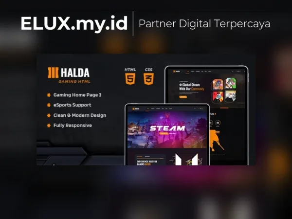 Jual Halda Esports And Gaming Wordpress Theme